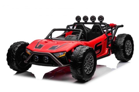 Auto Buggy Racing 5 na akumulator dla dzieci Czerwony + Silniki 2x200W + Pilot + Audio LED + Wolny Start Auto Buggy Racing 5 na akumulator dla dzieci Czerwony + Silniki 2x200W + Pilot + Audio LED + Wolny Start