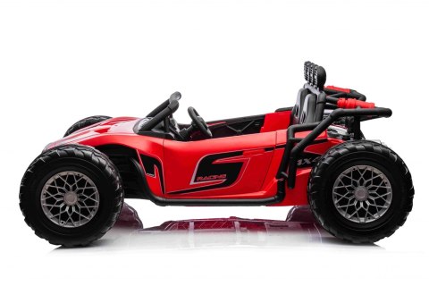 Auto Buggy Racing 5 na akumulator dla dzieci Czerwony + Silniki 2x200W + Pilot + Audio LED + Wolny Start Auto Buggy Racing 5 na akumulator dla dzieci Czerwony + Silniki 2x200W + Pilot + Audio LED + Wolny Start