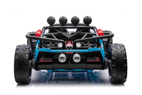 Auto Buggy Racing 5 na akumulator dla dzieci Niebieski + Silniki 2x200W + Pilot + Audio LED + Wolny Start Auto Buggy Racing 5 na akumulator dla dzieci Niebieski + Silniki 2x200W + Pilot + Audio LED + Wolny Start