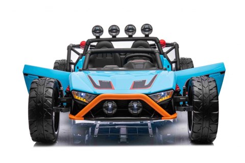 Auto Buggy Racing 5 na akumulator dla dzieci Niebieski + Silniki 2x200W + Pilot + Audio LED + Wolny Start Auto Buggy Racing 5 na akumulator dla dzieci Niebieski + Silniki 2x200W + Pilot + Audio LED + Wolny Start