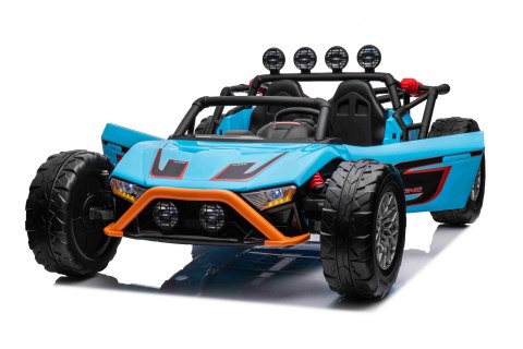 Auto Buggy Racing 5 na akumulator dla dzieci Niebieski + Silniki 2x200W + Pilot + Audio LED + Wolny Start Auto Buggy Racing 5 na akumulator dla dzieci Niebieski + Silniki 2x200W + Pilot + Audio LED + Wolny Start