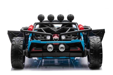Auto Buggy Racing 5 na akumulator dla dzieci Niebieski + Silniki 2x200W + Pilot + Audio LED + Wolny Start Auto Buggy Racing 5 na akumulator dla dzieci Niebieski + Silniki 2x200W + Pilot + Audio LED + Wolny Start