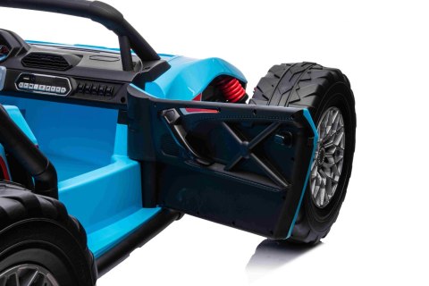 Auto Buggy Racing 5 na akumulator dla dzieci Niebieski + Silniki 2x200W + Pilot + Audio LED + Wolny Start Auto Buggy Racing 5 na akumulator dla dzieci Niebieski + Silniki 2x200W + Pilot + Audio LED + Wolny Start