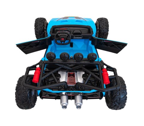 Auto Buggy Racing 5 na akumulator dla dzieci Niebieski + Silniki 2x200W + Pilot + Audio LED + Wolny Start Auto Buggy Racing 5 na akumulator dla dzieci Niebieski + Silniki 2x200W + Pilot + Audio LED + Wolny Start
