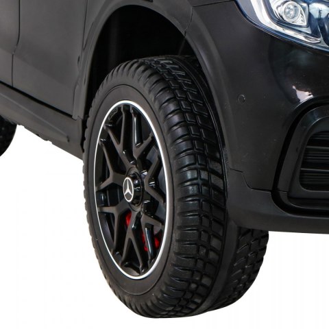 Auto Mercedes GLC 63S dla dzieci Czarny + Napęd 4x4 + MP4 + LED + Ekoskóra + Wolny Start + EVA Auto Mercedes GLC 63S dla dzieci Czarny + Napęd 4x4 + MP4 + LED + Ekoskóra + Wolny Start + EVA