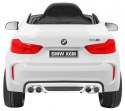 BMW X6M Elektryczne Autko dla dzieci Biały + Pilot + EVA + Wolny Start + Panel audio + LED