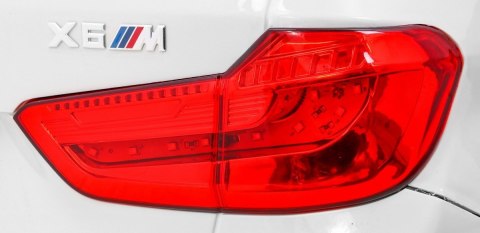 BMW X6M Elektryczne Autko dla dzieci Biały + Pilot + EVA + Wolny Start + Panel audio + LED BMW X6M Elektryczne Autko dla dzieci Biały + Pilot + EVA + Wolny Start + Panel audio + LED