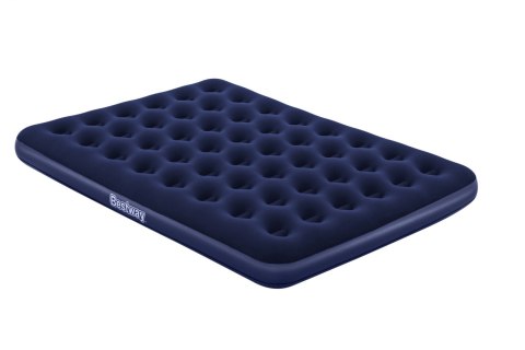 Dmuchany Materac turystyczny do spania 2-osobowy flokowany BESTWAY 203x152x22cm + Zestaw naprawczy Dmuchany Materac turystyczny do spania 2-osobowy flokowany BESTWAY 203x152x22cm + Zestaw naprawczy