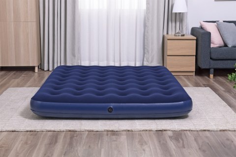 Dmuchany Materac turystyczny do spania 2-osobowy flokowany BESTWAY 203x152x22cm + Zestaw naprawczy Dmuchany Materac turystyczny do spania 2-osobowy flokowany BESTWAY 203x152x22cm + Zestaw naprawczy