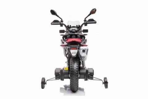 Motor BMW F850 GS na akumulator dla dzieci Biały + Kółka pomocnicze + Audio LED + Wolny Start + EVA Motor BMW F850 GS na akumulator dla dzieci Biały + Kółka pomocnicze + Audio LED + Wolny Start + EVA