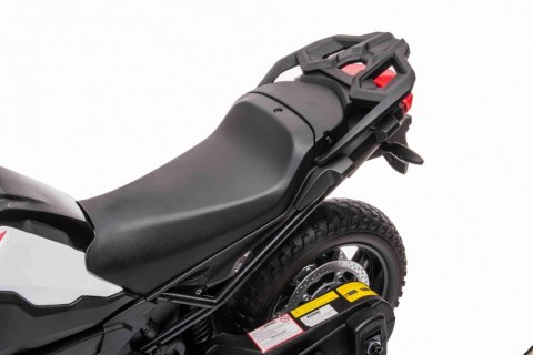 Motor BMW F850 GS na akumulator dla dzieci Biały + Kółka pomocnicze + Audio LED + Wolny Start + EVA Motor BMW F850 GS na akumulator dla dzieci Biały + Kółka pomocnicze + Audio LED + Wolny Start + EVA