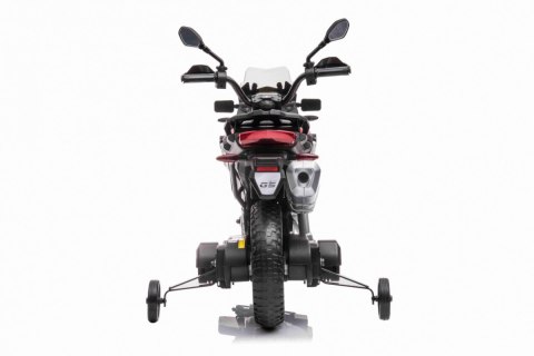 Motor BMW F850 GS na akumulator dla dzieci Czerwony + Kółka pomocnicze + Audio LED + Wolny Start + EVA Motor BMW F850 GS na akumulator dla dzieci Czerwony + Kółka pomocnicze + Audio LED + Wolny Start + EVA