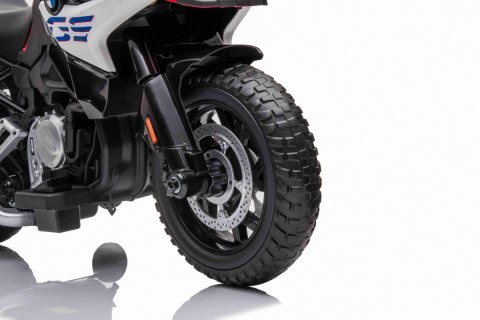 Motor BMW F850 GS na akumulator dla dzieci Czerwony + Kółka pomocnicze + Audio LED + Wolny Start + EVA Motor BMW F850 GS na akumulator dla dzieci Czerwony + Kółka pomocnicze + Audio LED + Wolny Start + EVA