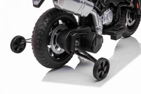 Motor BMW F850 GS na akumulator dla dzieci Czerwony + Kółka pomocnicze + Audio LED + Wolny Start + EVA Motor BMW F850 GS na akumulator dla dzieci Czerwony + Kółka pomocnicze + Audio LED + Wolny Start + EVA