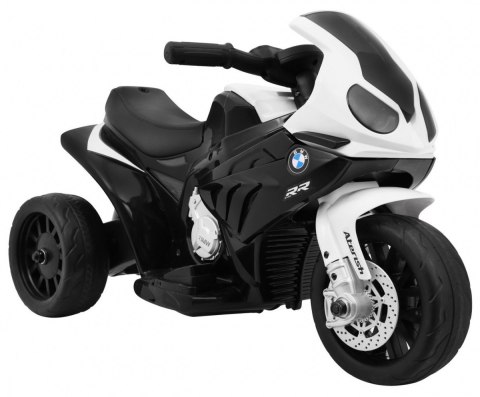 Motor BMW S1000 RR Mini na akumulator dla dzieci Czarny + 3 koła + Dźwięki + LED Motor BMW S1000 RR Mini na akumulator dla dzieci Czarny + 3 koła + Dźwięki + LED