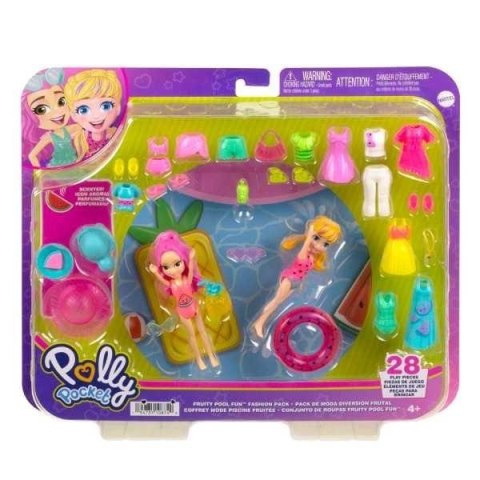 Polly Pocket Zestaw modowy duży z 2 lalkami HKV95 Polly Pocket Zestaw modowy duży z 2 lalkami HKV95