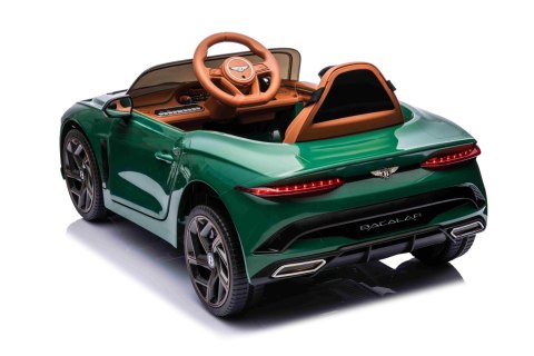 Autko Bentley Bacalar na akumulator dla dzieci Zielony + Pilot + EVA + Wolny Start + Audio LED Autko Bentley Bacalar na akumulator dla dzieci Zielony + Pilot + EVA + Wolny Start + Audio LED
