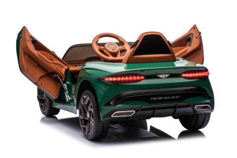 Autko Bentley Bacalar na akumulator dla dzieci Zielony + Pilot + EVA + Wolny Start + Audio LED Autko Bentley Bacalar na akumulator dla dzieci Zielony + Pilot + EVA + Wolny Start + Audio LED