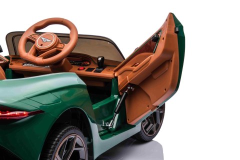 Autko Bentley Bacalar na akumulator dla dzieci Zielony + Pilot + EVA + Wolny Start + Audio LED Autko Bentley Bacalar na akumulator dla dzieci Zielony + Pilot + EVA + Wolny Start + Audio LED