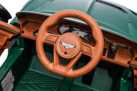 Autko Bentley Bacalar na akumulator dla dzieci Zielony + Pilot + EVA + Wolny Start + Audio LED Autko Bentley Bacalar na akumulator dla dzieci Zielony + Pilot + EVA + Wolny Start + Audio LED