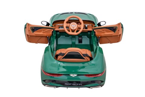 Autko Bentley Bacalar na akumulator dla dzieci Zielony + Pilot + EVA + Wolny Start + Audio LED Autko Bentley Bacalar na akumulator dla dzieci Zielony + Pilot + EVA + Wolny Start + Audio LED