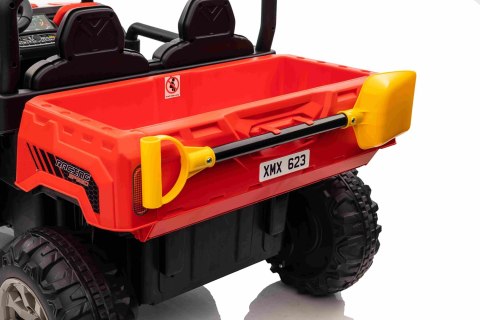 Auto Pick-Up Speed 900 dla dzieci Czerwony + Napęd 4x4 + Ruchomy kiper + Bagażnik + Pilot + Łopatka + Audio LED Auto Pick-Up Speed 900 dla dzieci Czerwony + Napęd 4x4 + Ruchomy kiper + Bagażnik + Pilot + Łopatka + Audio LED