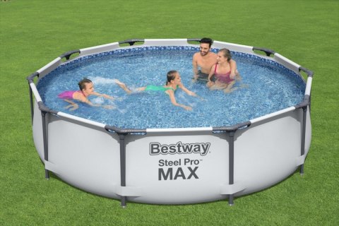 Basen Stelażowy Steel Pro MAX 305x76 Okrągły 10FT BESTWAY DuraPlus FrameLink Basen Stelażowy Steel Pro MAX 305x76 Okrągły 10FT BESTWAY DuraPlus FrameLink