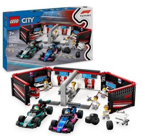 LEGO(R) CITY 60444 (3szt) Garaż i bolidy Mercedes-AM LEGO(R) CITY 60444 (3szt) Garaż i bolidy Mercedes-AM