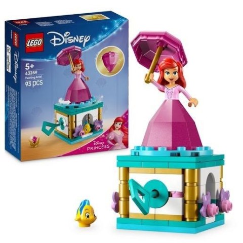 LEGO(R) DISNEY PRINCESS 43259 (4szt) Wirująca Arielk LEGO(R) DISNEY PRINCESS 43259 (4szt) Wirująca Arielk