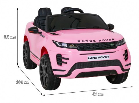 Range Rover Evoque na akumulator dla dzieci Różowy + Pilot + Wolny Start + MP3 LED Range Rover Evoque na akumulator dla dzieci Różowy + Pilot + Wolny Start + MP3 LED