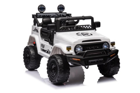 Toyota FJ Cruiser dla dzieci Biały + Pilot + Napęd 4x4 + Audio LED + EVA + Wolny Start Toyota FJ Cruiser dla dzieci Biały + Pilot + Napęd 4x4 + Audio LED + EVA + Wolny Start