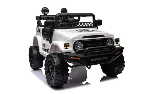 Toyota FJ Cruiser dla dzieci Biały + Pilot + Napęd 4x4 + Audio LED + EVA + Wolny Start Toyota FJ Cruiser dla dzieci Biały + Pilot + Napęd 4x4 + Audio LED + EVA + Wolny Start