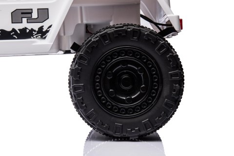 Toyota FJ Cruiser dla dzieci Biały + Pilot + Napęd 4x4 + Audio LED + EVA + Wolny Start Toyota FJ Cruiser dla dzieci Biały + Pilot + Napęd 4x4 + Audio LED + EVA + Wolny Start