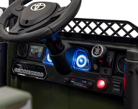 Toyota FJ Cruiser dla dzieci Moro + Pilot + Napęd 4x4 + Audio LED + EVA + Wolny Start Toyota FJ Cruiser dla dzieci Moro + Pilot + Napęd 4x4 + Audio LED + EVA + Wolny Start