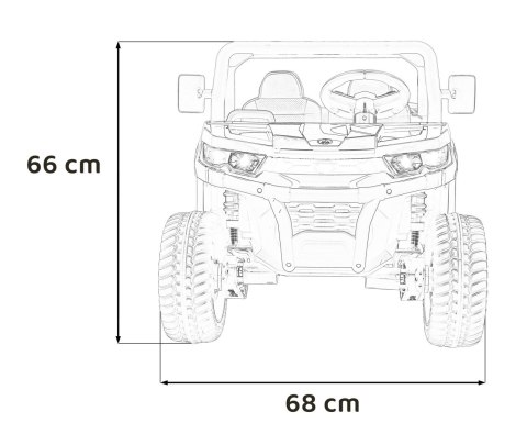 Auto Pick-Up Speed 900 dla dzieci Czarny + Napęd 4x4 + Ruchomy kiper + Bagażnik + Pilot + Łopatka + Audio LED Auto Pick-Up Speed 900 dla dzieci Czarny + Napęd 4x4 + Ruchomy kiper + Bagażnik + Pilot + Łopatka + Audio LED