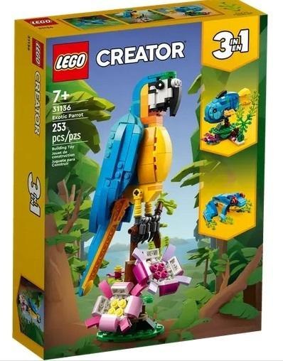 LEGO(R) CREATOR 31136 (6szt) Egzotyczna papuga LEGO(R) CREATOR 31136 (6szt) Egzotyczna papuga