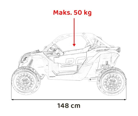 Pojazd Buggy Maverick Turbo RR Czarny Pojazd Buggy Maverick Turbo RR Czarny