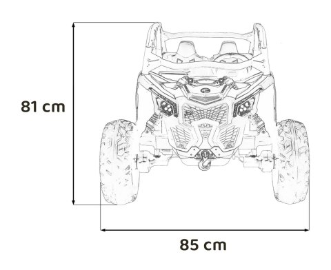 Pojazd Buggy Maverick Turbo RR Czarny Pojazd Buggy Maverick Turbo RR Czarny