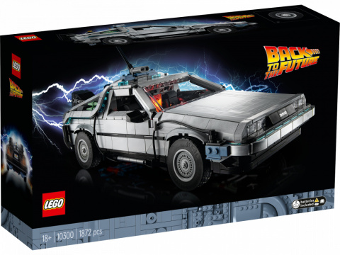 LEGO Icons 10300 Wehikuł czasu z „Powrotu do przyszłości” LEGO Icons 10300 Wehikuł czasu z „Powrotu do przyszłości”