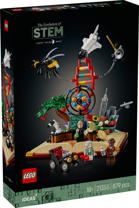 LEGO Ideas 21355 Ewolucja przedmiotów ścisłych LEGO Ideas 21355 Ewolucja przedmiotów ścisłych